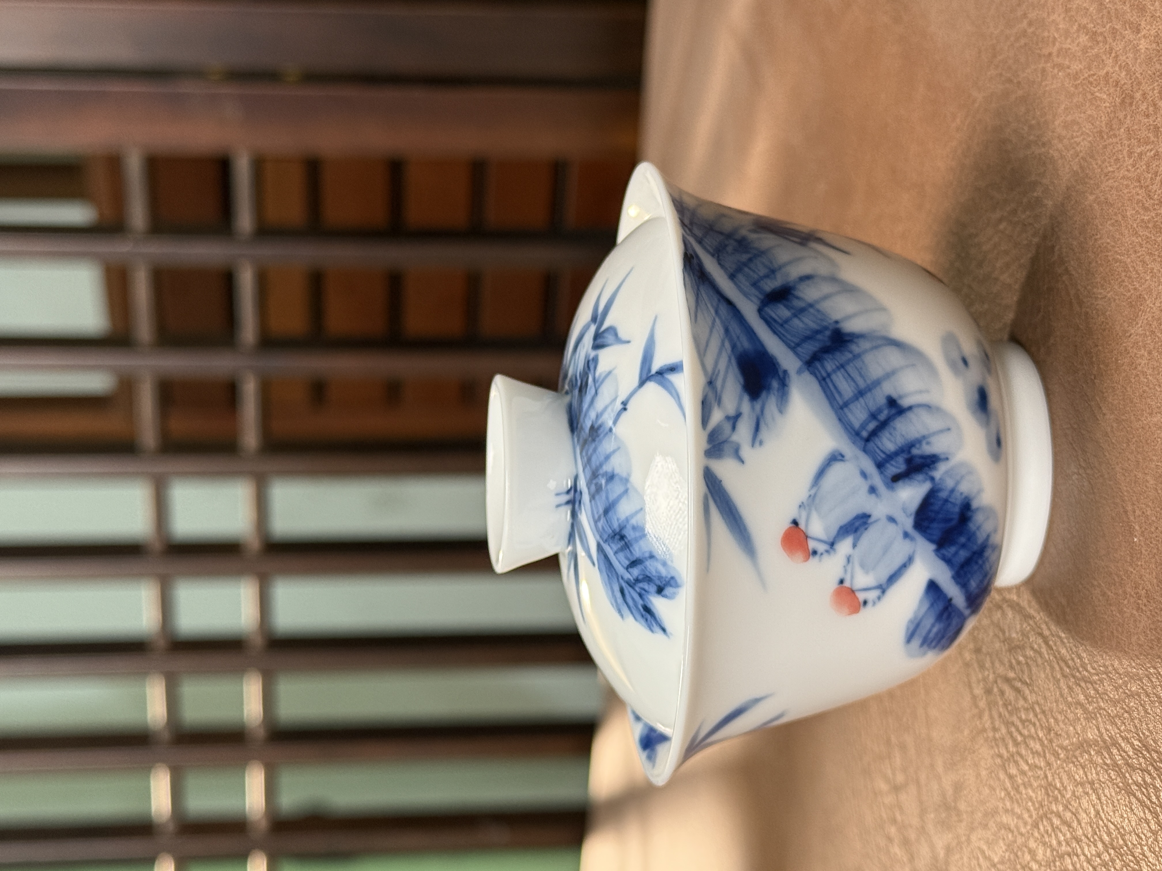 自营品牌全手绘盖碗（不挑画片）