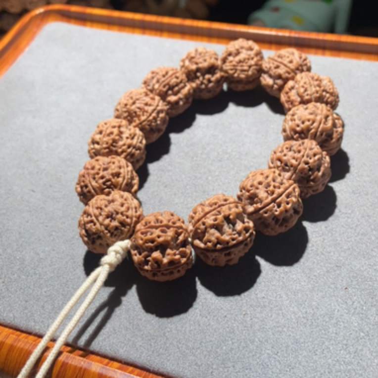 古龙原生态铁籽梅花订制21mm