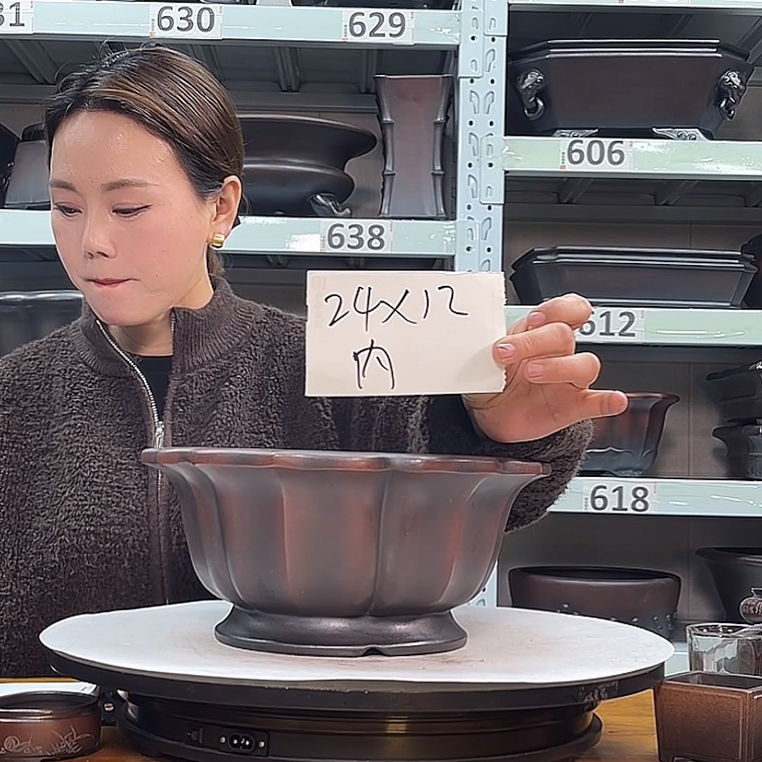 紫砂花盆宜兴紫砂27号