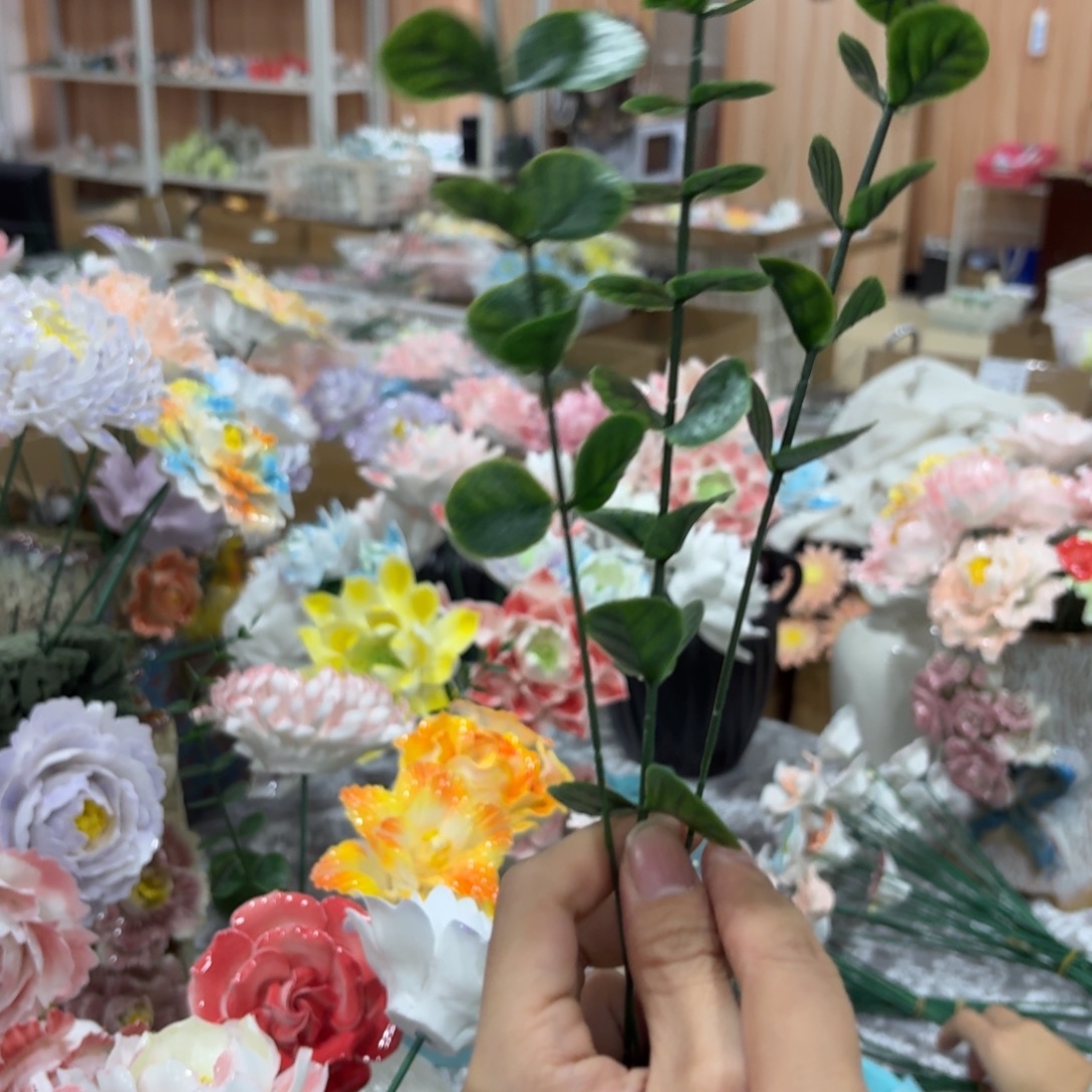 陶瓷花，20元发货，退款拉黑3根