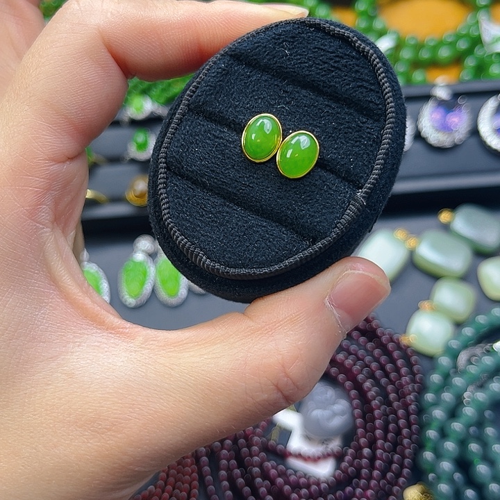 和田玉银S925镶嵌颈饰