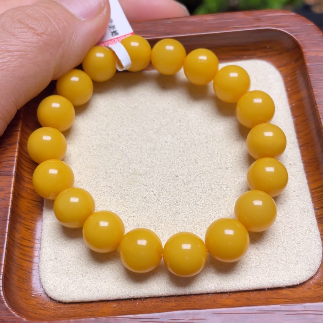 蜜蜡手链未镶嵌手串