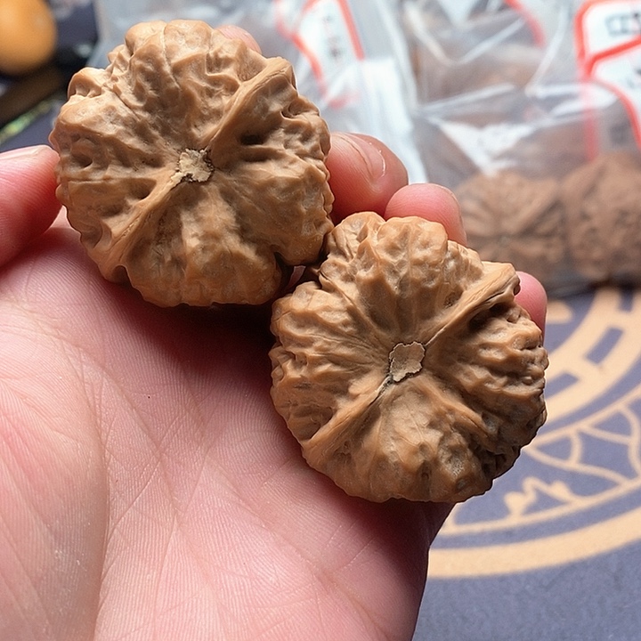 姚***）桃核把件文玩核桃蛤蟆头41