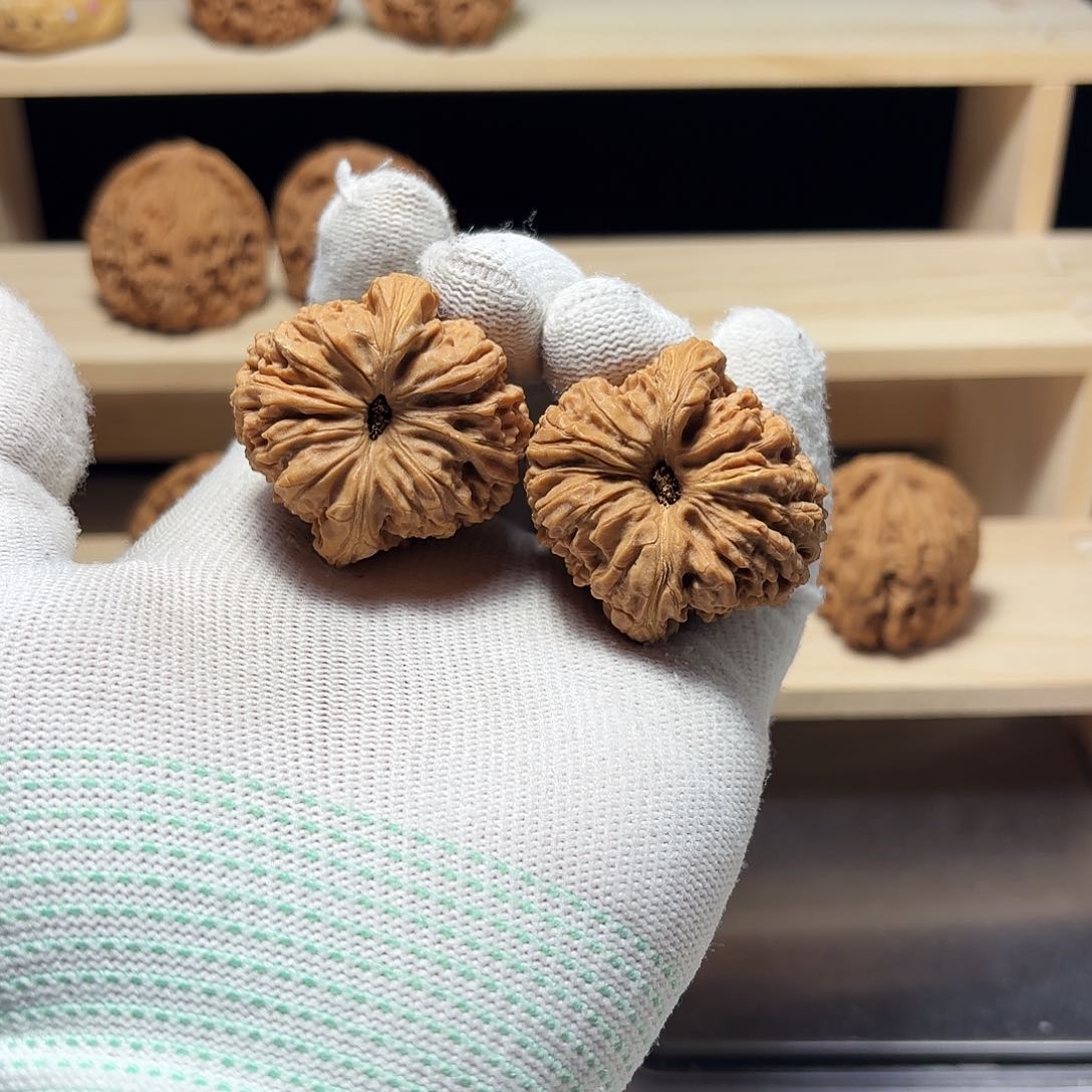 文玩核桃把件年****￴涿鹿南将有黄