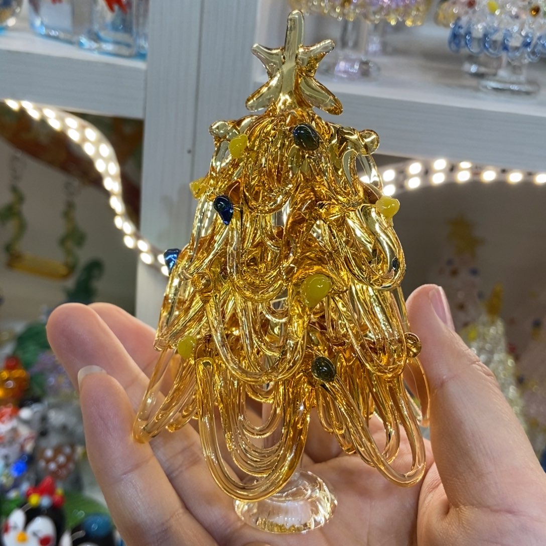 手工艺品琉璃挂丝金