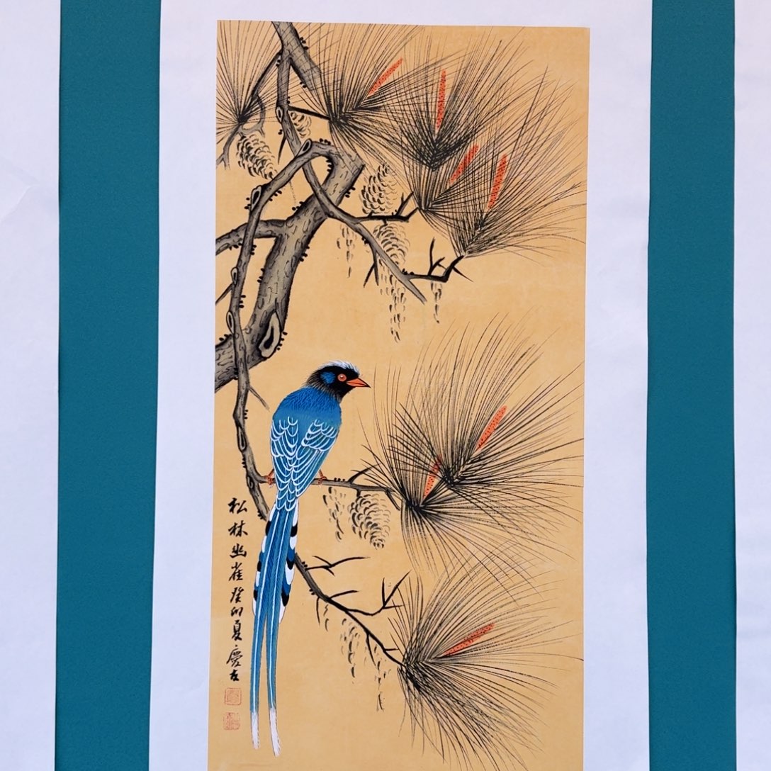 国画李庆友花鸟小品