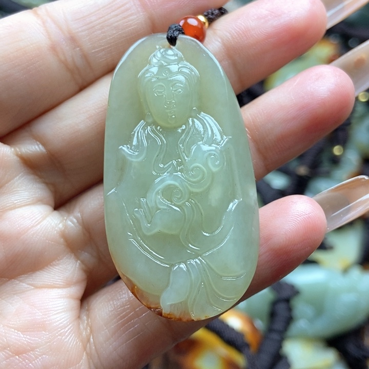 和田玉颈饰未镶嵌