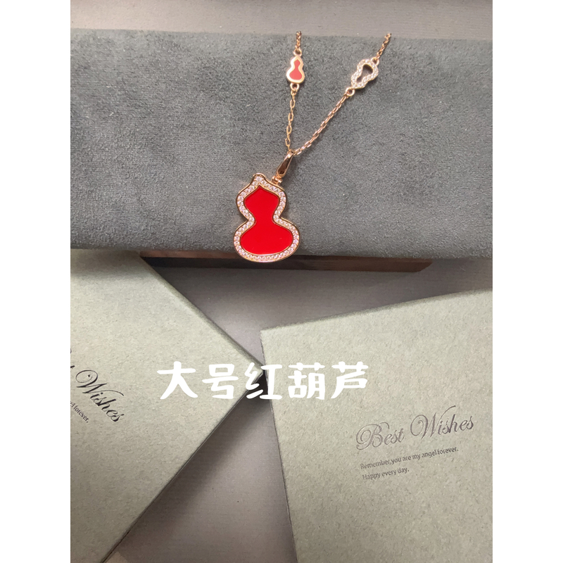 合金项链 V金高版本项链 大葫芦毛衣链 030