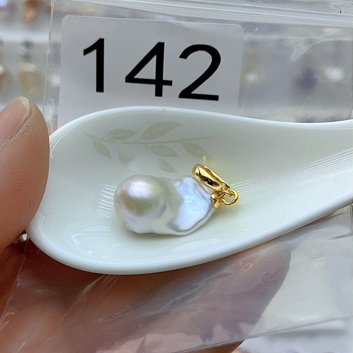 淡水珍珠颈饰银S925镶嵌