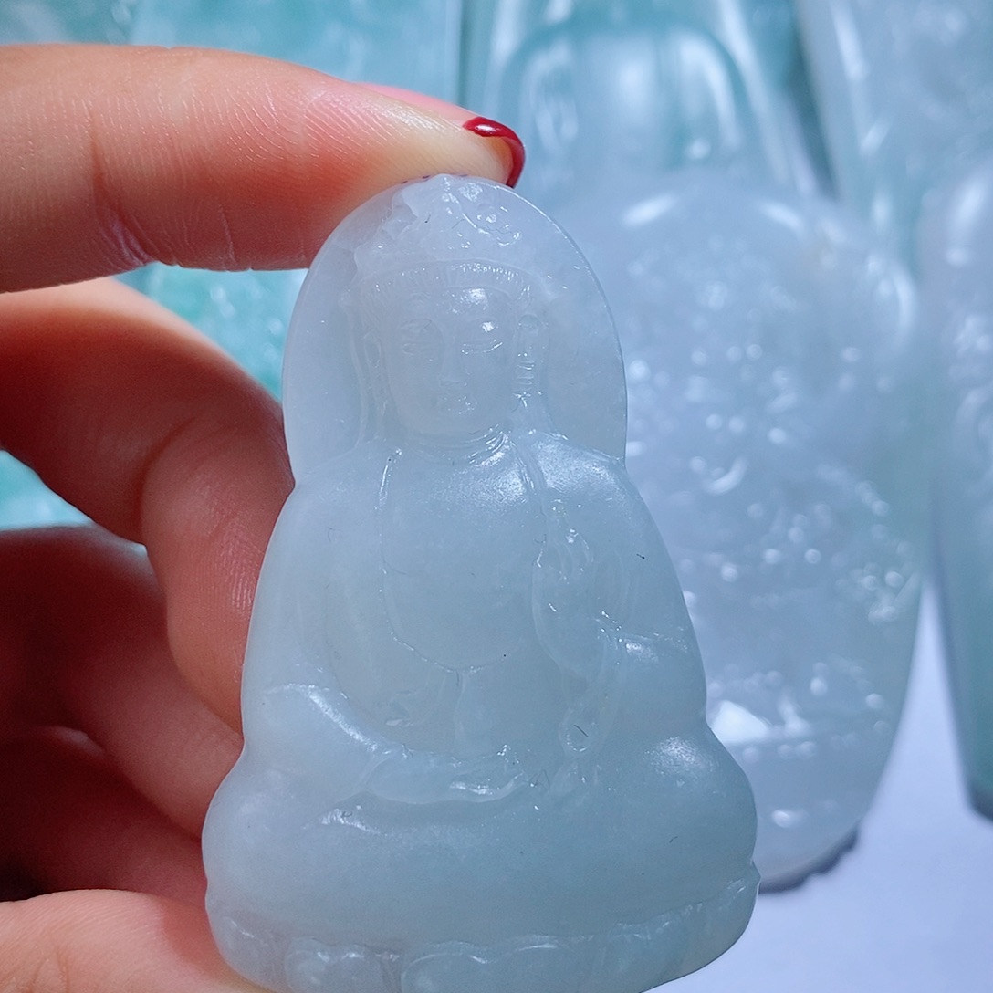 定制翡翠未镶嵌毛货不支持退货下单需确认抛光