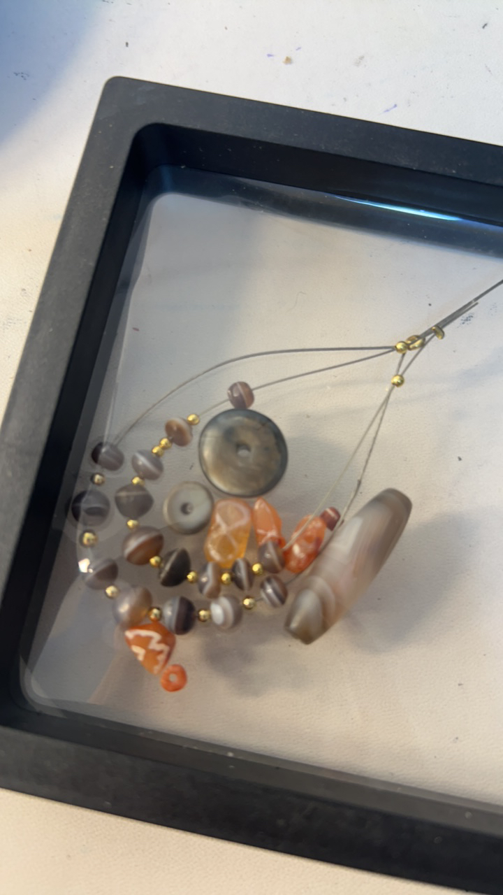 藏传古珠配饰文玩老物件