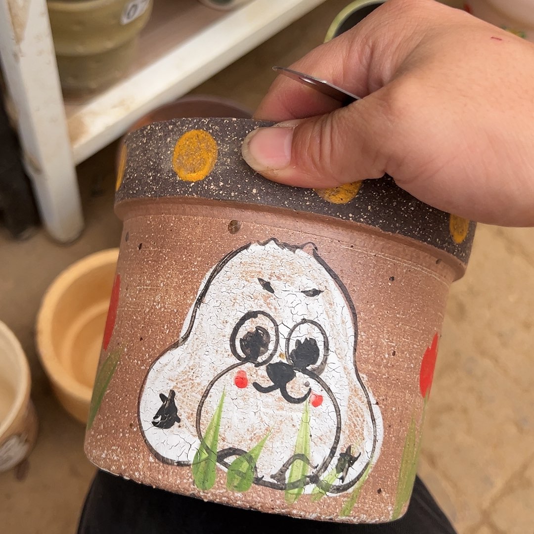 044景德镇陶瓷口13高12.5