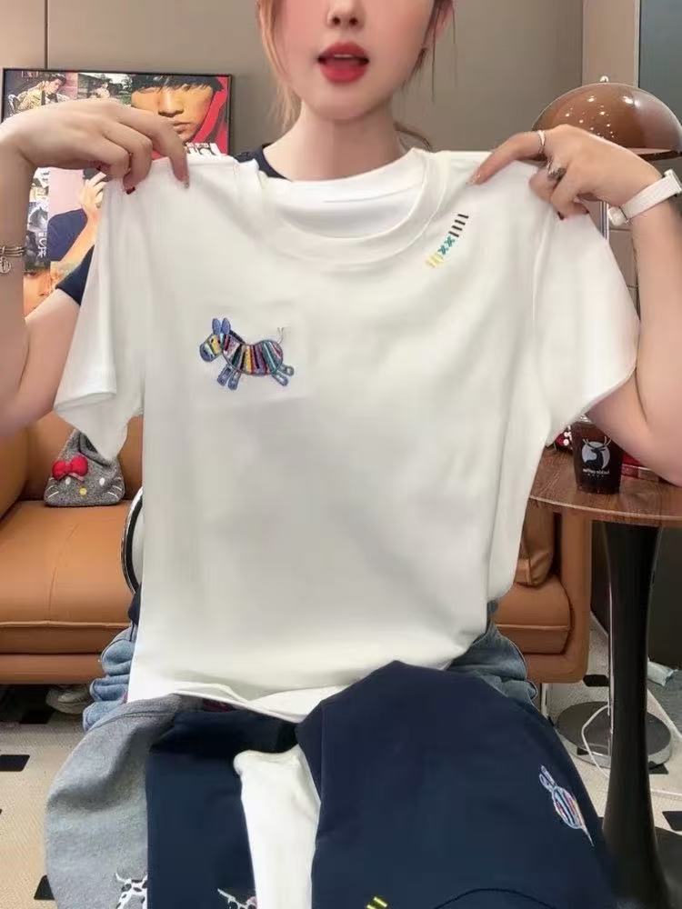 夏季女彩虹小马女士半袖女款