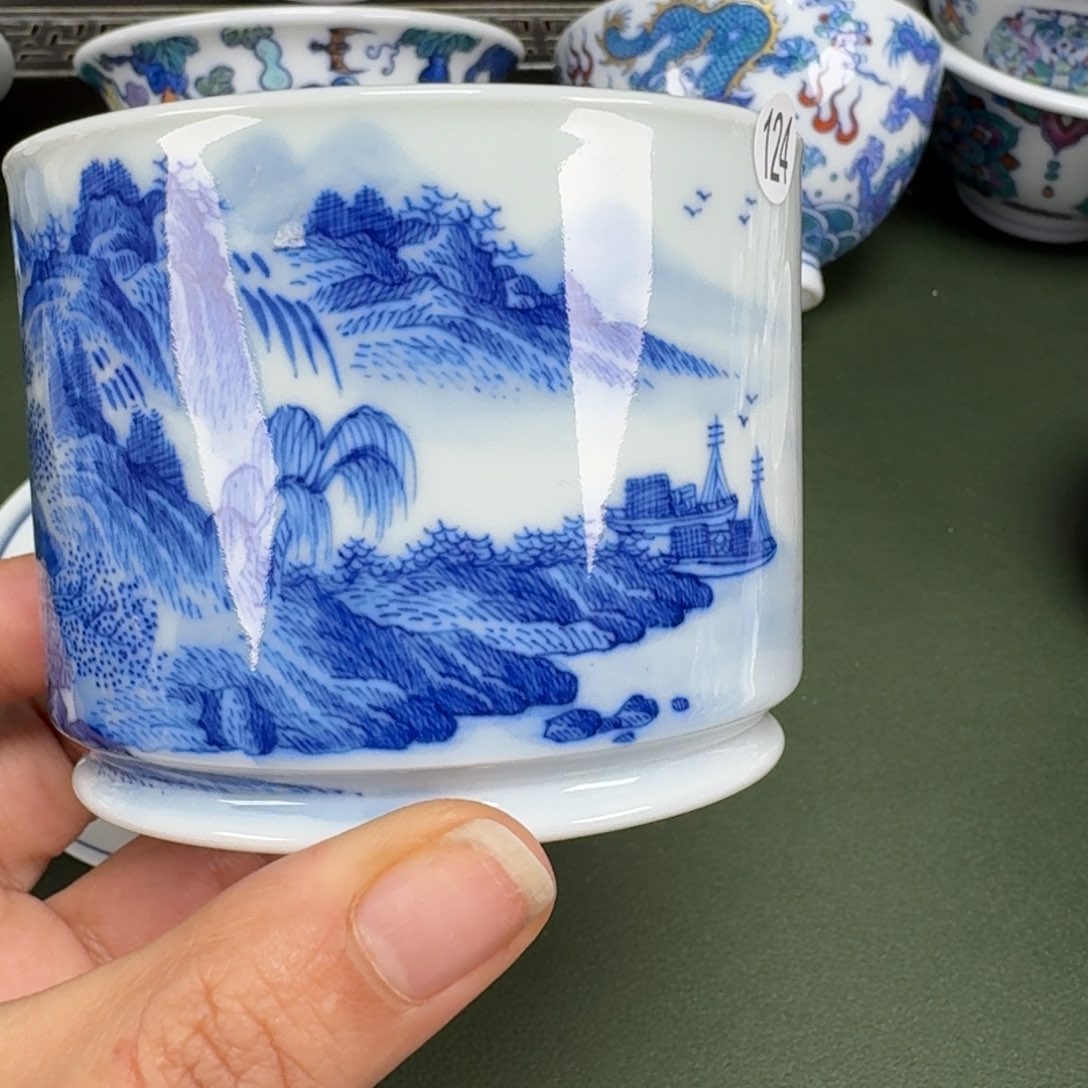 沙沙手工手绘茶具124