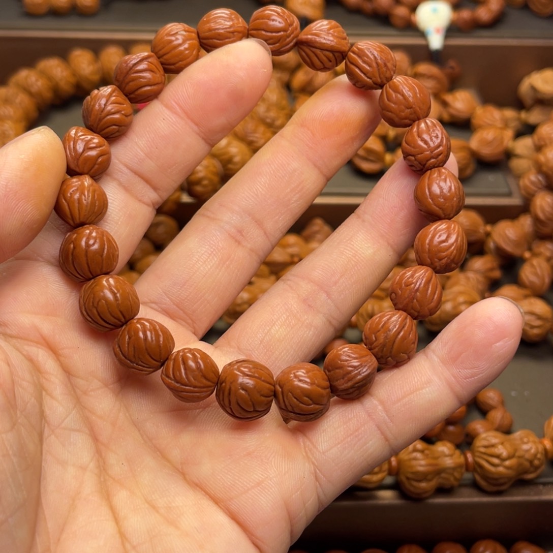 手串桃核龙纹桃核23