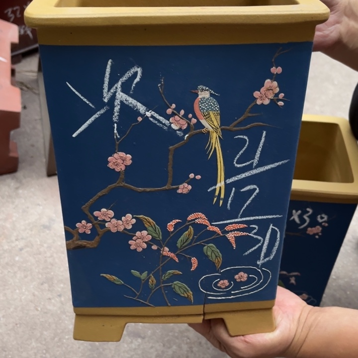 紫砂花盆紫砂花盆