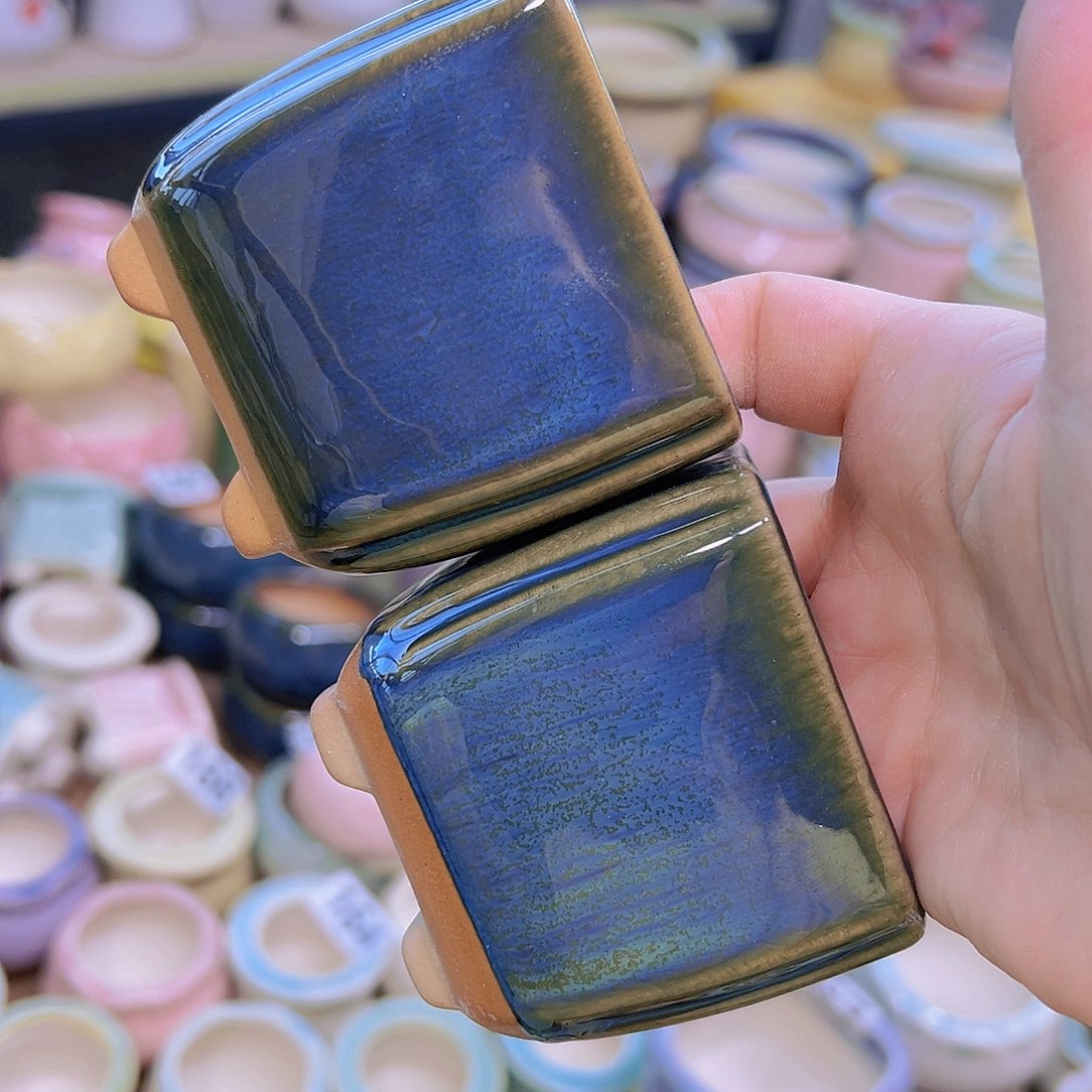 红陶陶瓷花盆当场满12包邮