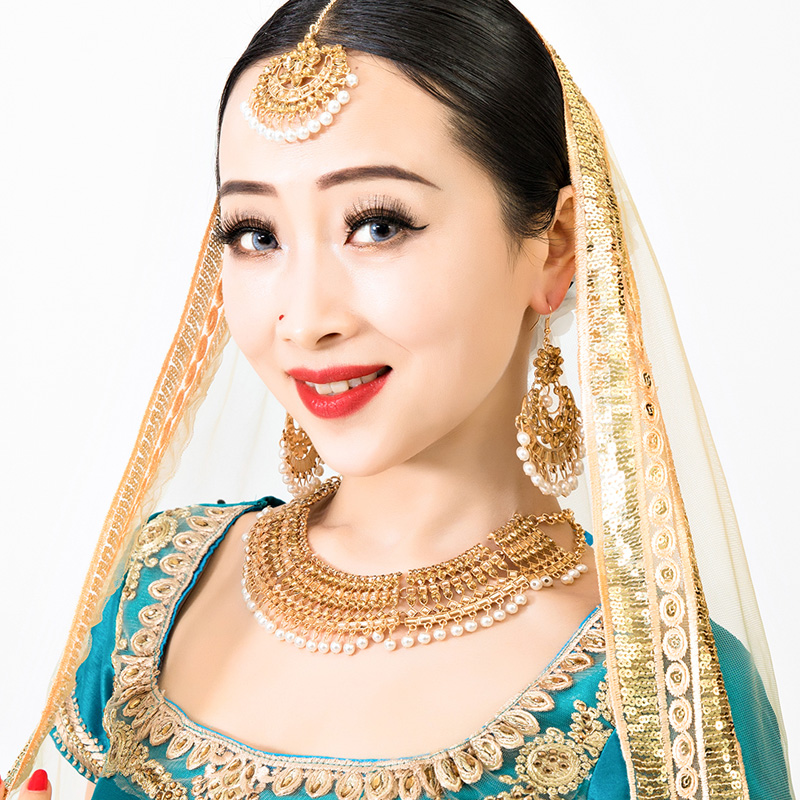 F150耳环配饰新疆舞配饰依曼印度百搭舞蹈饰品