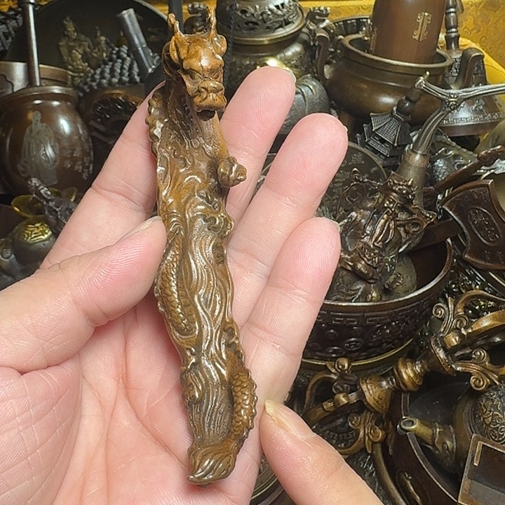 铜器摆件收收藏藏