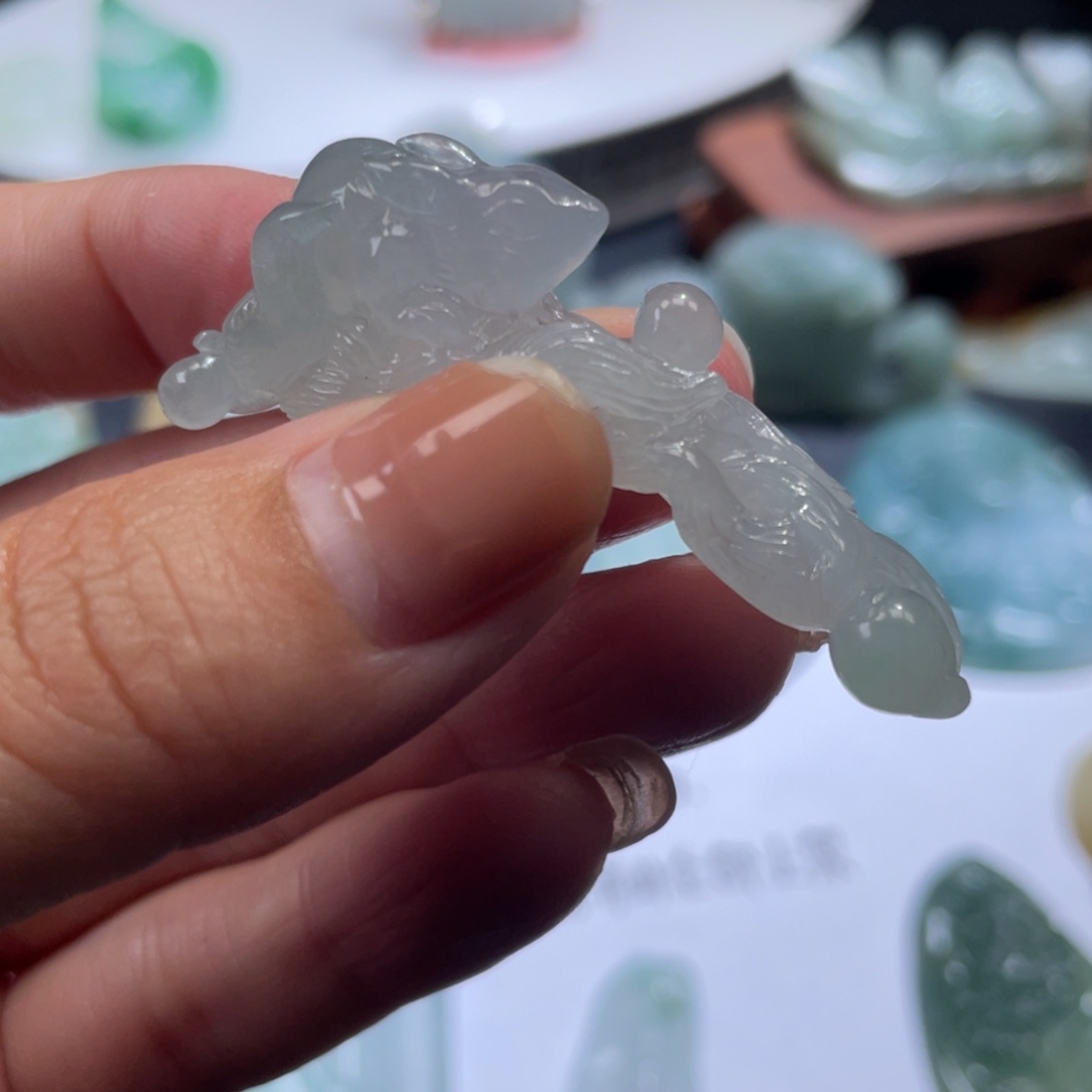 定制翡翠未镶嵌知****毛货