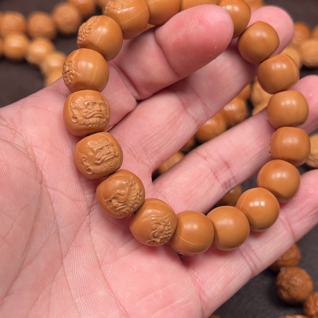 猴头核桃手串1.3苏工老型达摩