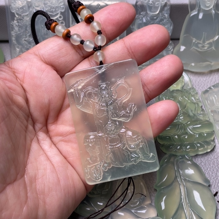 细***蒙岫玉未镶嵌吊坠(赠链)