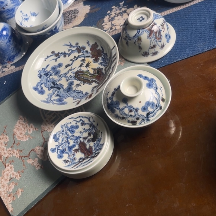 用****7景德镇陶瓷青花釉里红