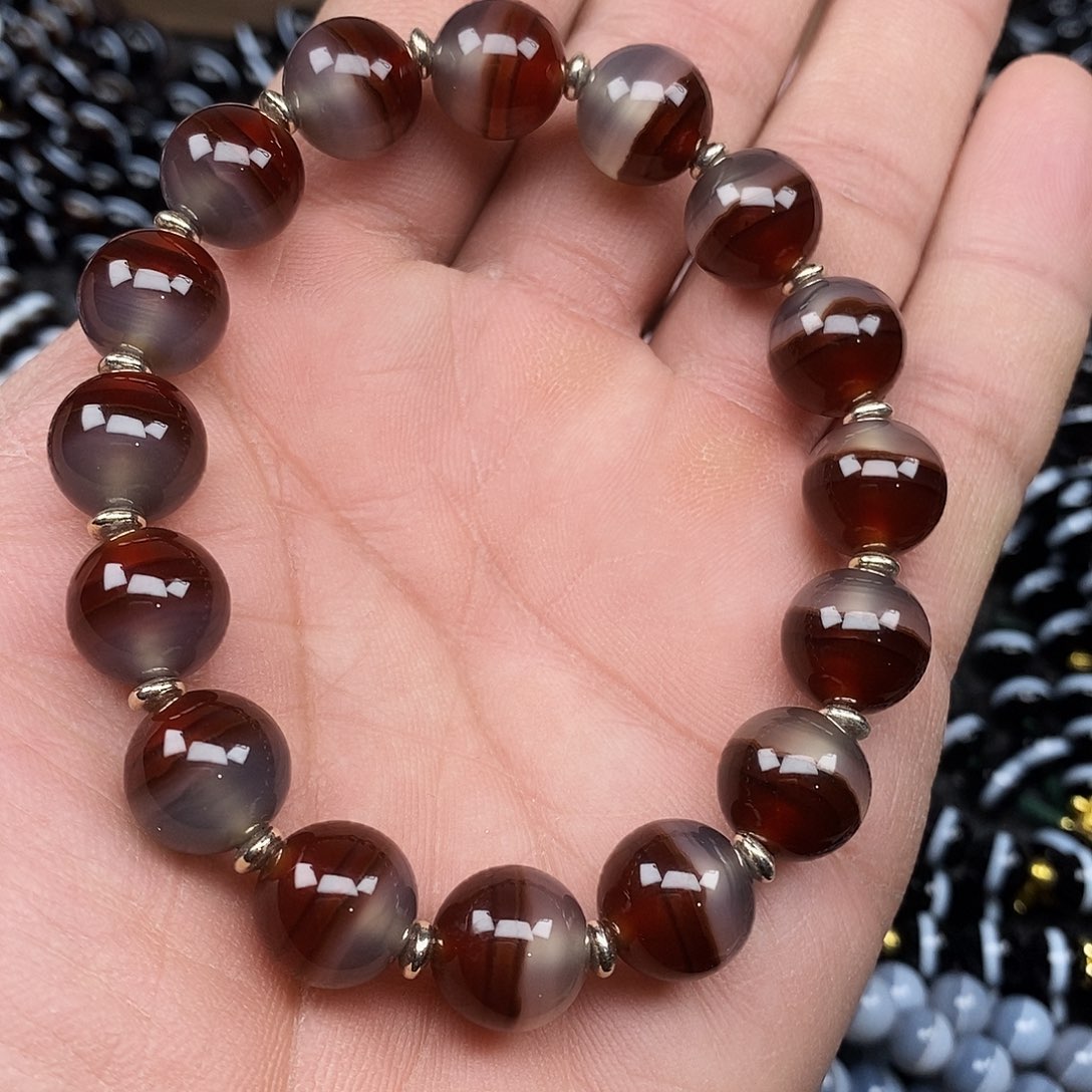 玛瑙/玉髓未镶嵌手链