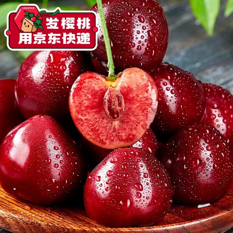 山东大樱桃新鲜水果现采现发1-4斤 J-5J包邮次日达美早山东省