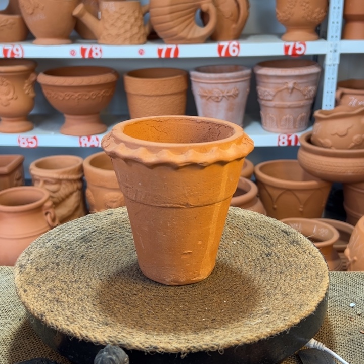 14×14 粗陶两个微瑕