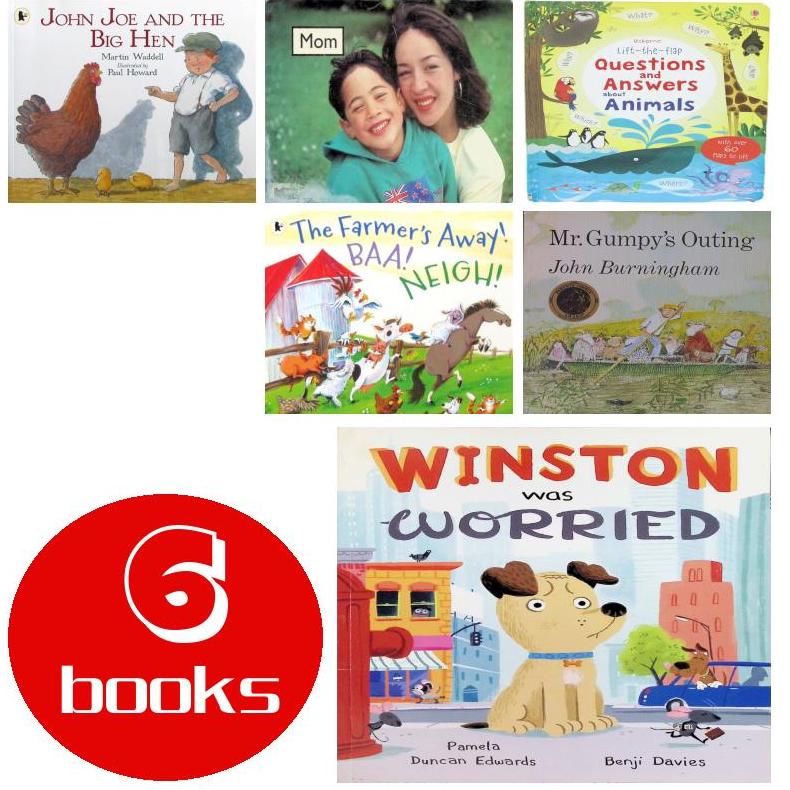 英文原版绘本6本l935070