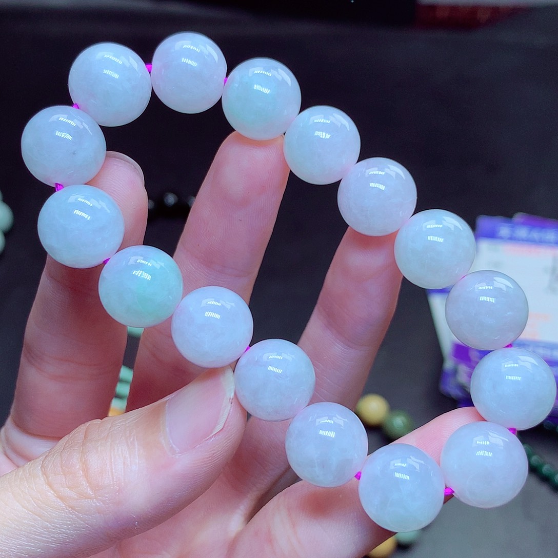 翡翠未镶嵌毛衣链