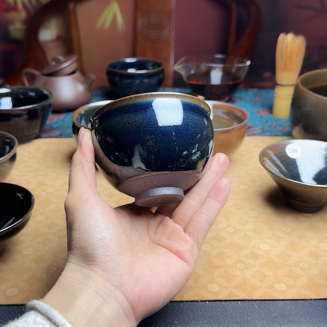 茶盏0169 柴烧手工主人杯