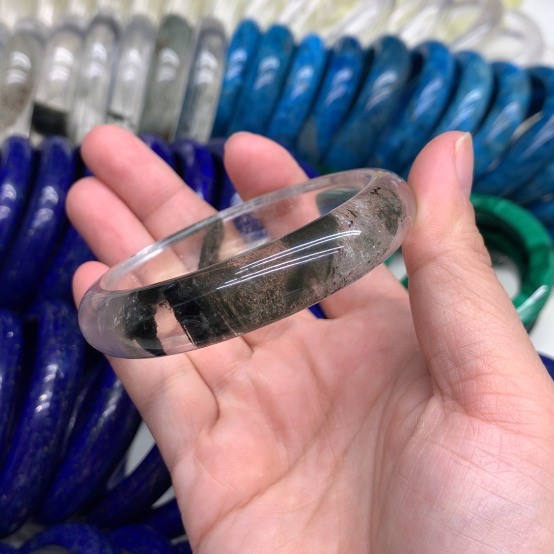 手镯未镶嵌水晶手镯