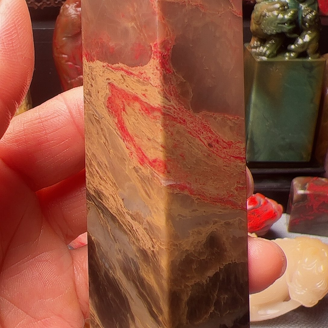 昌化石昌化鸡血石印章