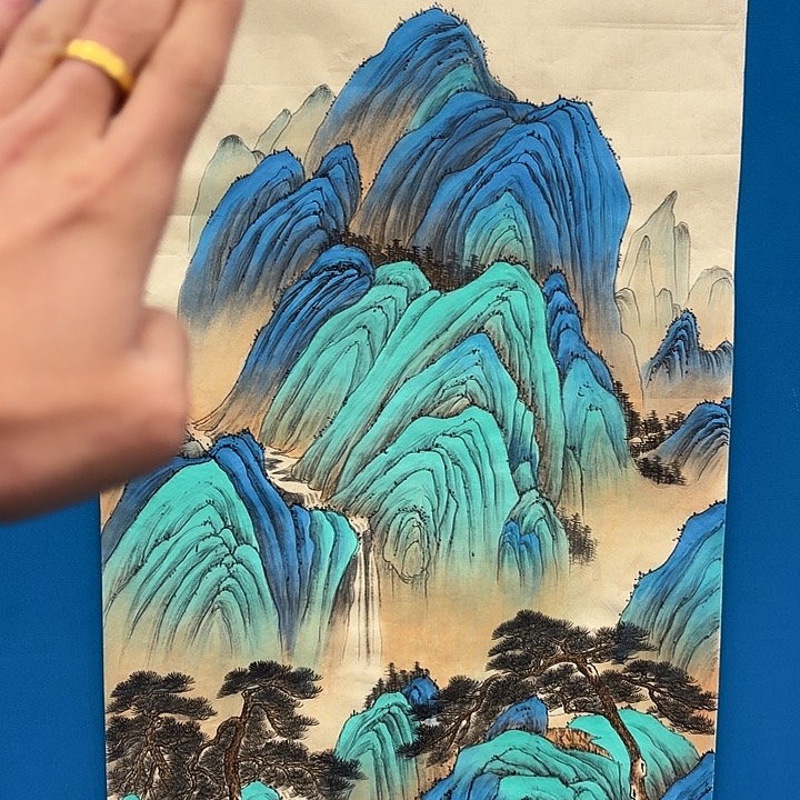 国画苏珊老师去伪存真原作