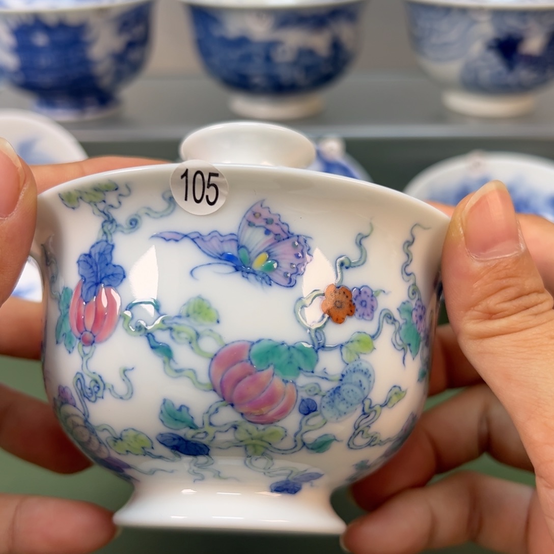 杯木木景德镇纯手绘茶具105