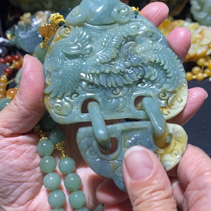 岫玉岫玉吊坠未镶嵌