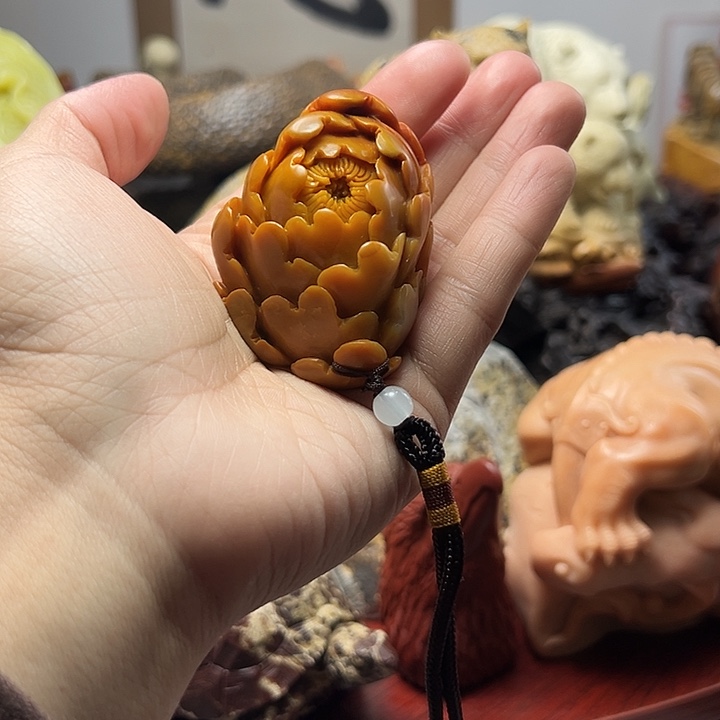 寿山石寿山石手把件