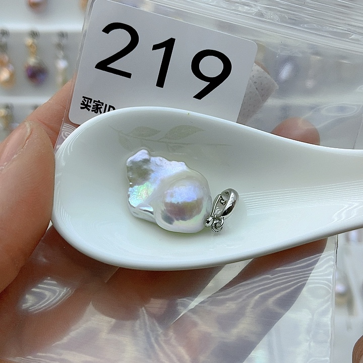 淡水珍珠颈饰银S925镶嵌