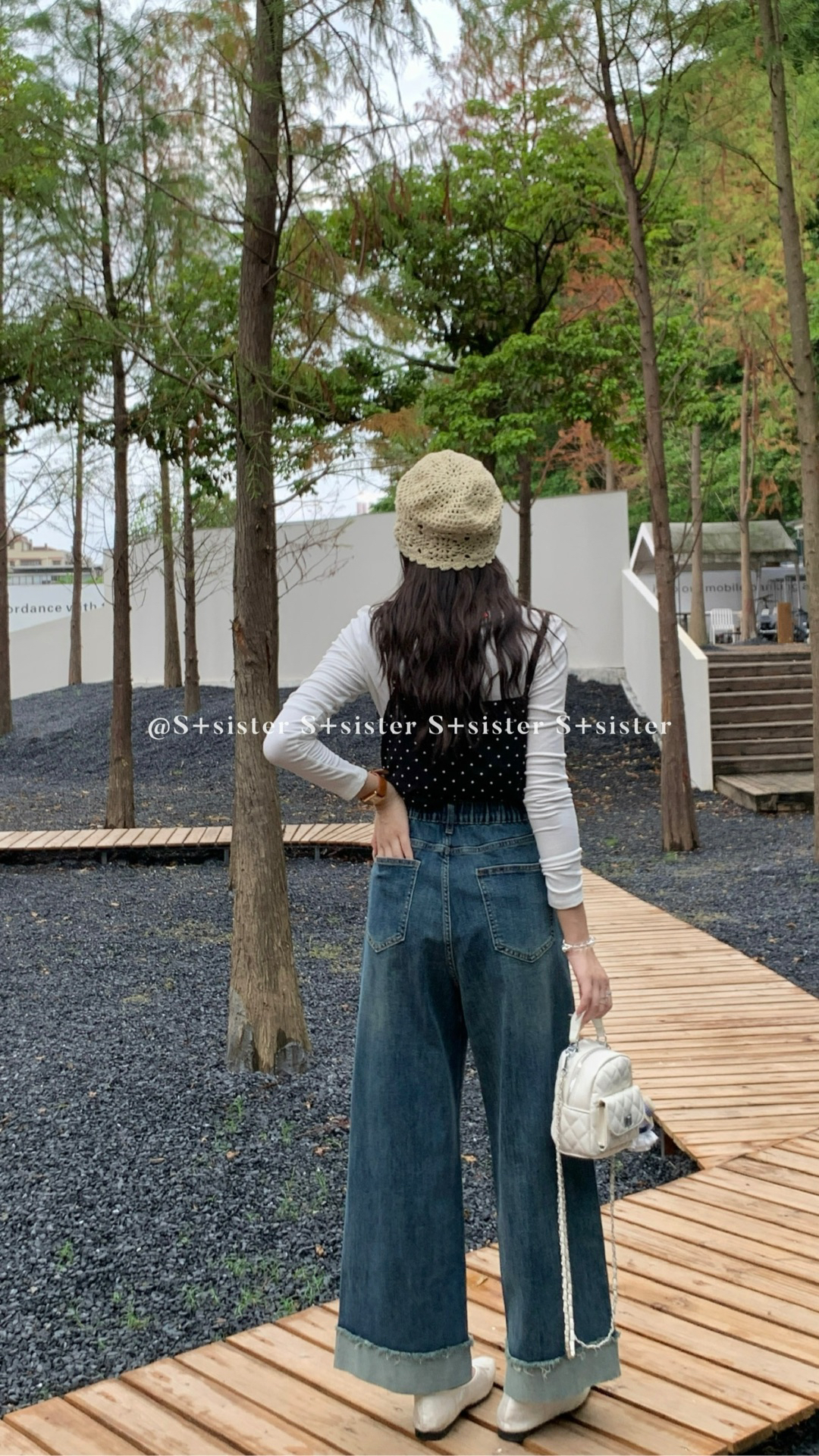 夏季新款小个子宽松直筒梨形身材显瘦牛仔裤女