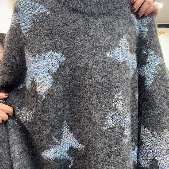 T***J5421，灰色，羊毛衫，