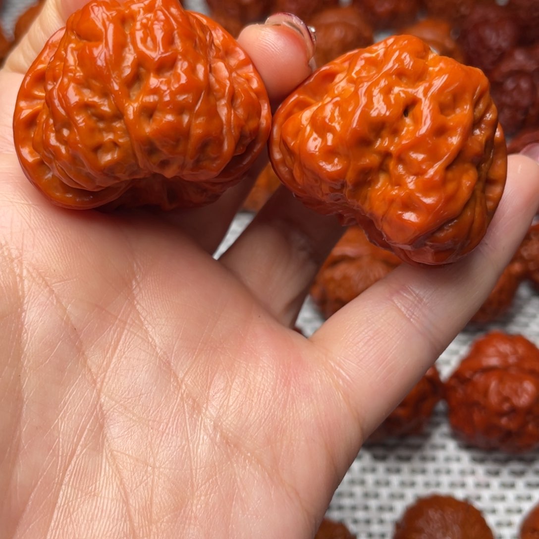 桃核吊坠文玩核桃 手把件 蛤蟆头 42