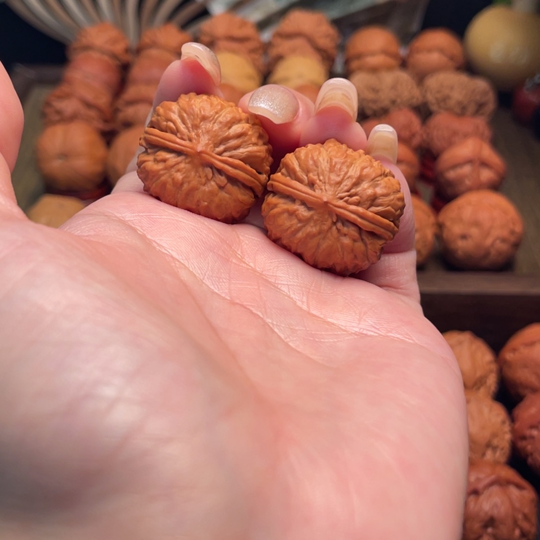 把件文玩核桃豆腐块