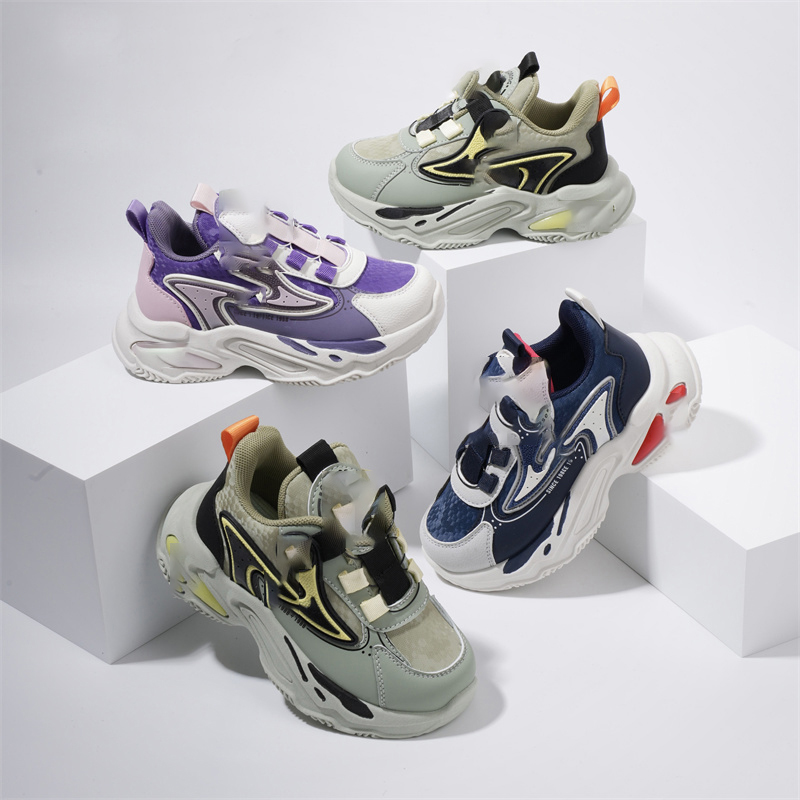 2025年新款春秋老爹鞋儿童休闲女男童运动百搭跑步童鞋学生防滑