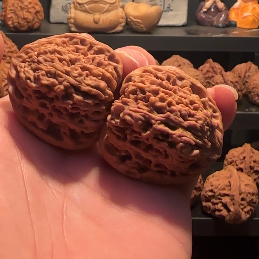 桃核把件平*律涿鹿南疆石42