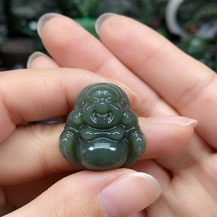 和田玉未镶嵌吊坠(不含链)