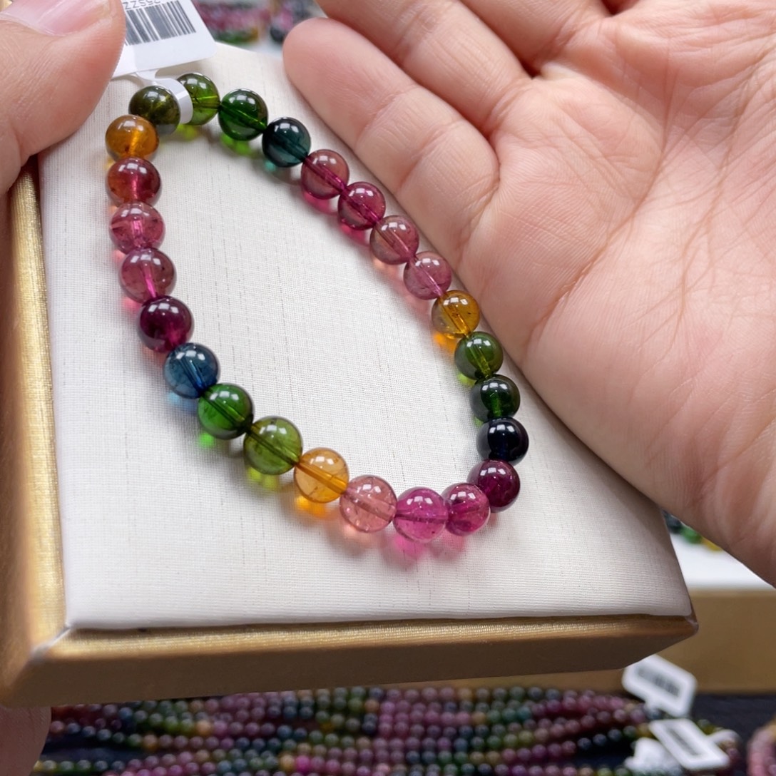 碧玺未镶嵌手串7mmmmmmmmmmmmm