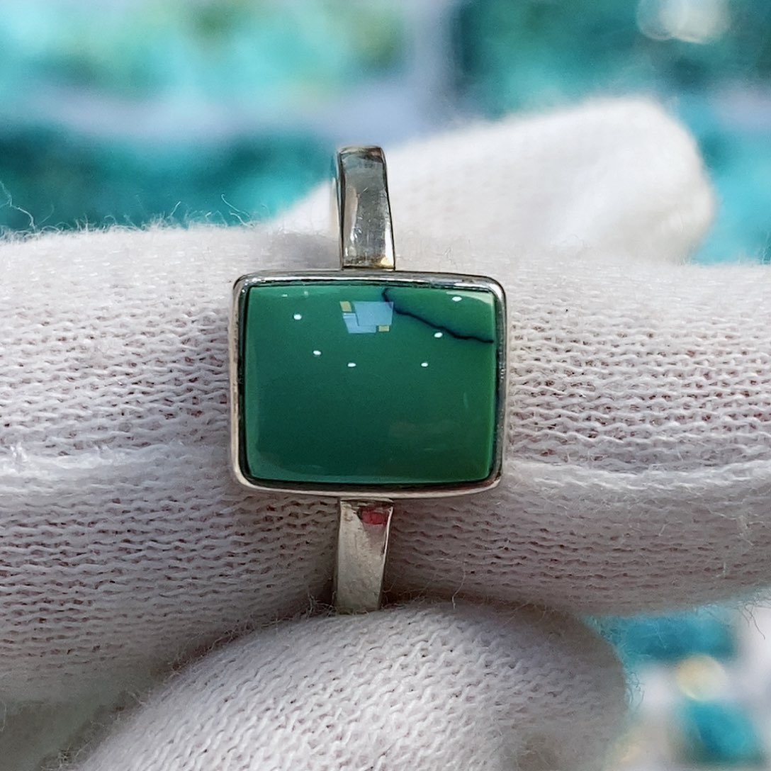 绿松石配饰银S925镶嵌