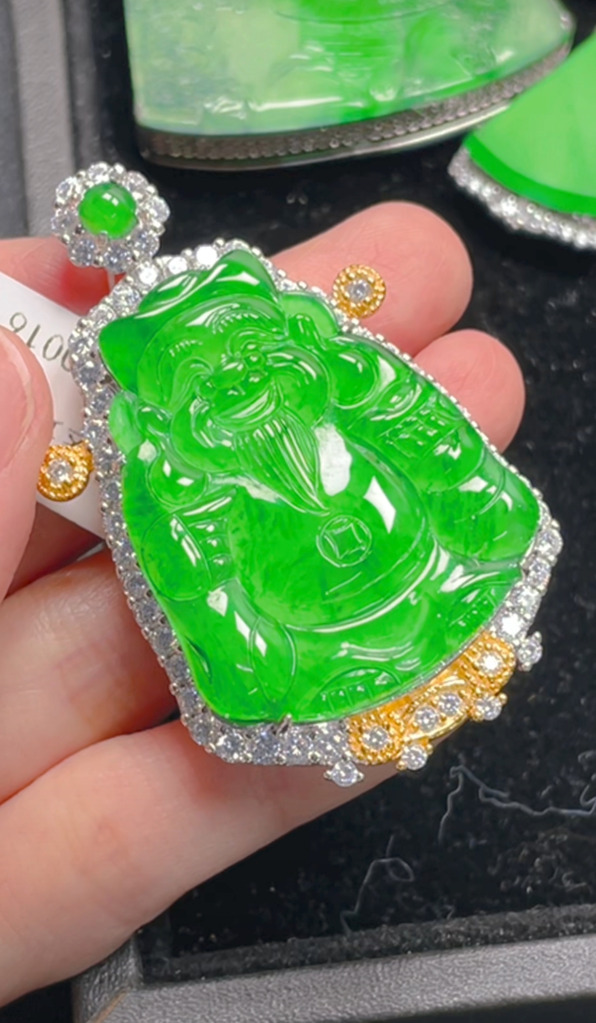 天然翡翠a货吊坠